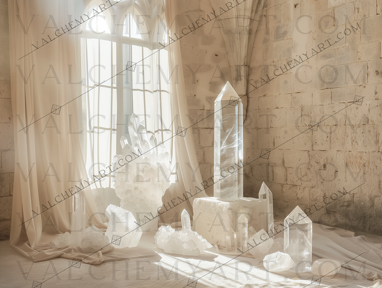 Cathedral of Light with Quartz Crystals