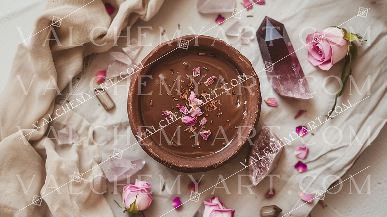 Ceremonial Cacao | Roses & Crystals II