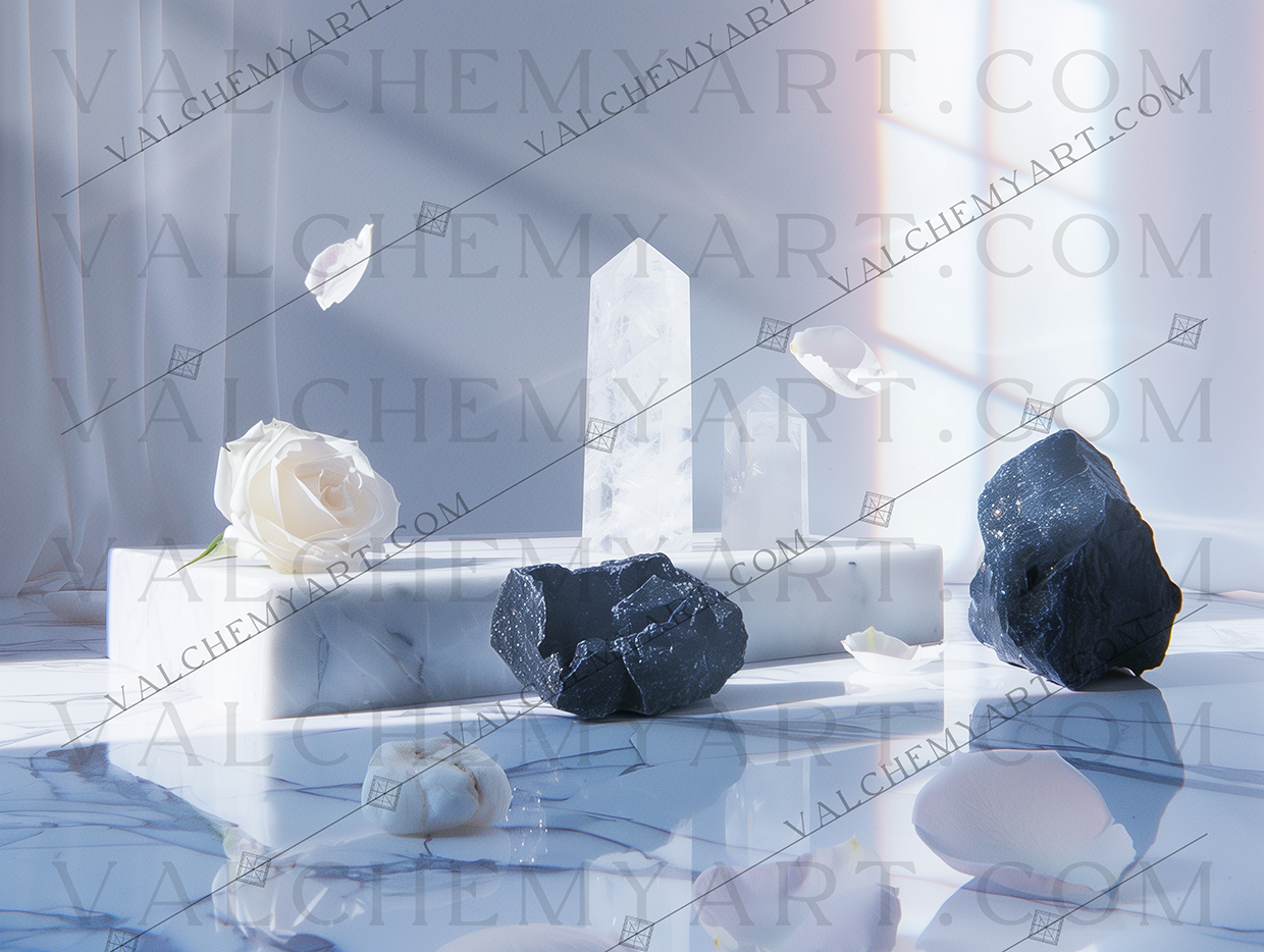 Winter Light Crystal Altar