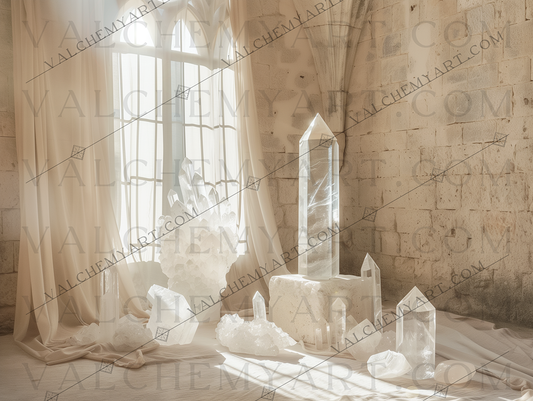 Cathedral of Light with Quartz Crystals