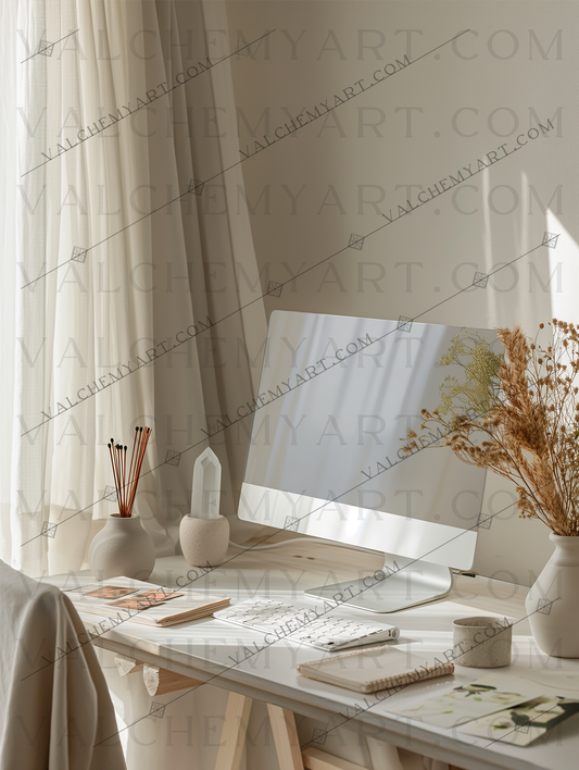 Minimalist Office Space | iMac