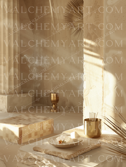 Temple Light and Sacred Offerings