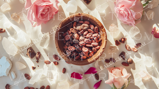 Cacao Rose Altar Offering