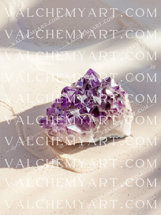 Amethyst on Soft Dunes
