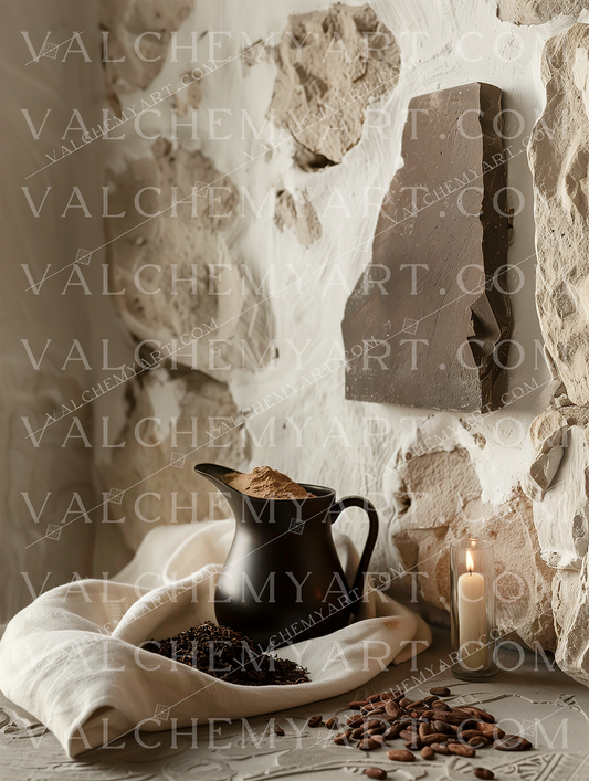 Cacao, Stone & Candlelight