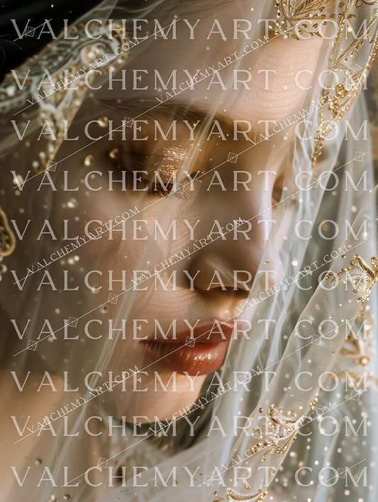 Golden Reverence Portrait