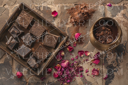 Rose Petal Cacao Offering