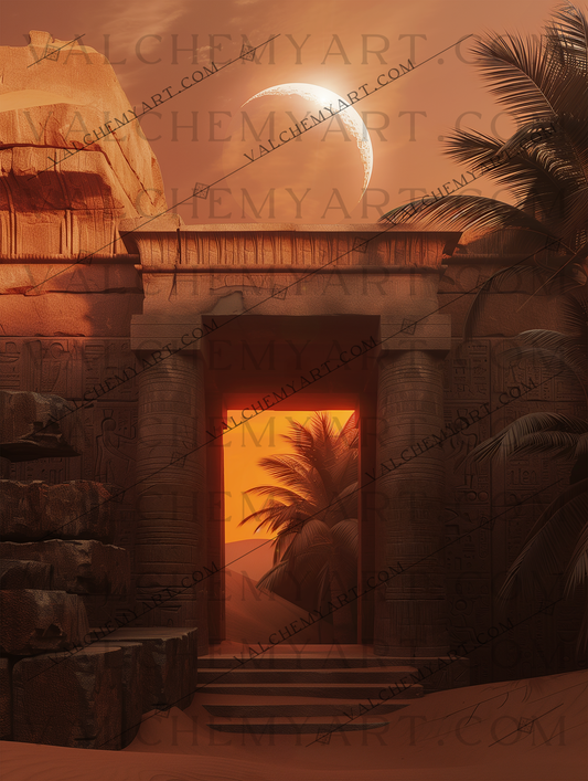 Temple of the Setting Moon