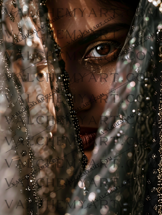Veiled Gaze of Mystery