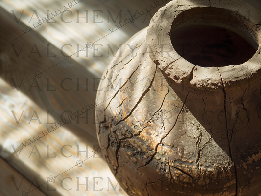 Weathered Vessel in Golden Light